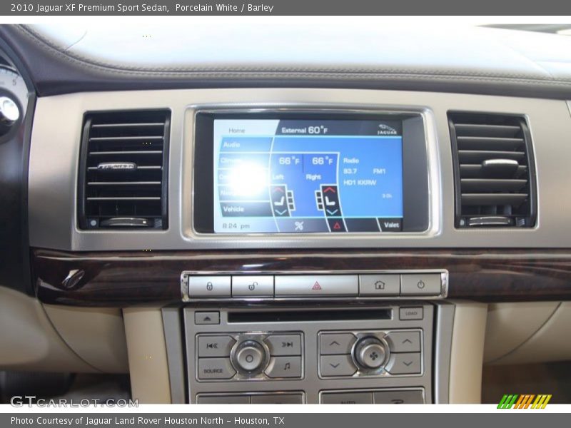 Porcelain White / Barley 2010 Jaguar XF Premium Sport Sedan