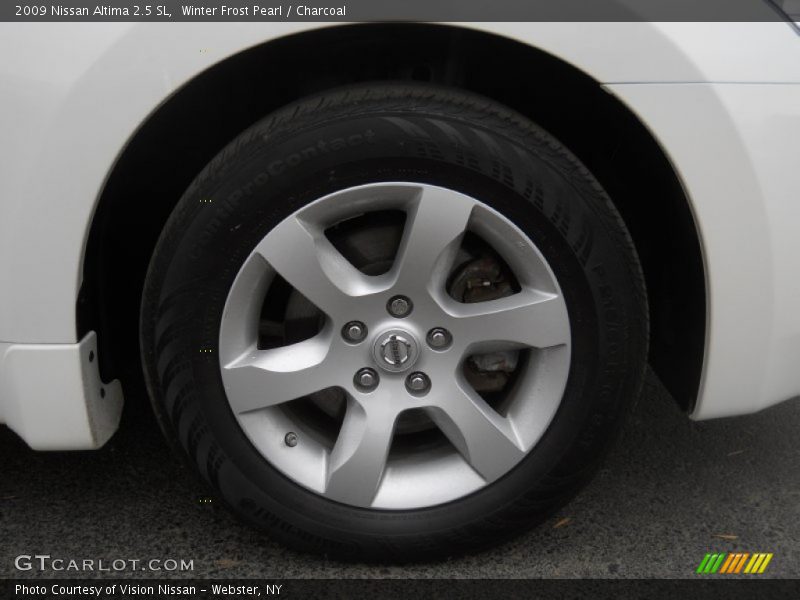 Winter Frost Pearl / Charcoal 2009 Nissan Altima 2.5 SL
