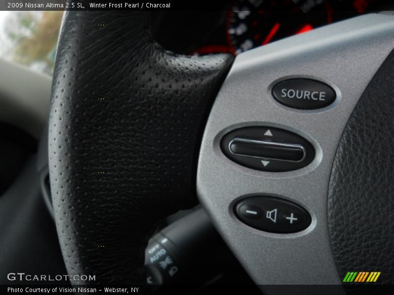 Winter Frost Pearl / Charcoal 2009 Nissan Altima 2.5 SL