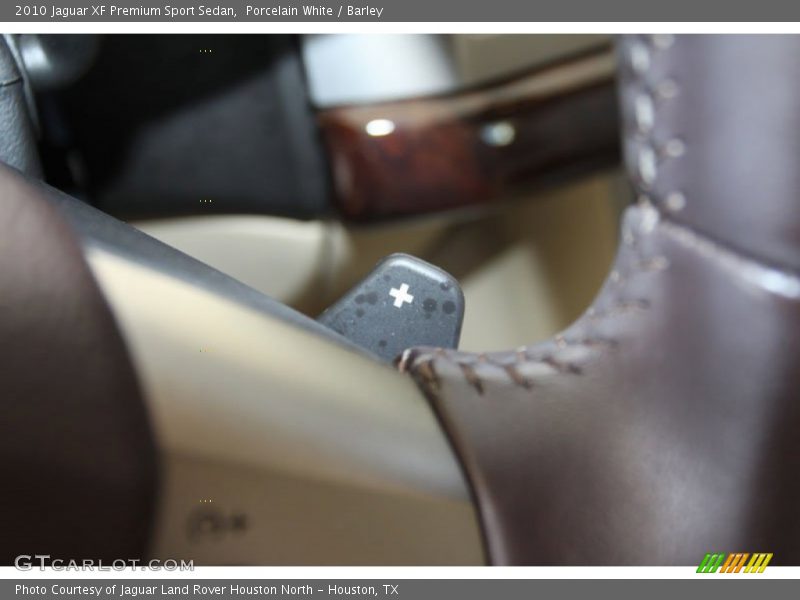Porcelain White / Barley 2010 Jaguar XF Premium Sport Sedan