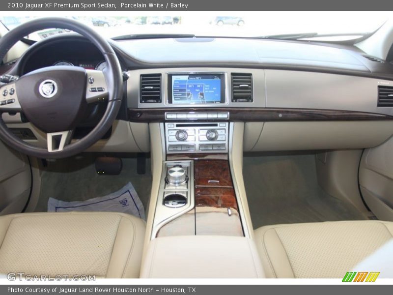 Porcelain White / Barley 2010 Jaguar XF Premium Sport Sedan