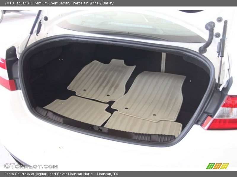 Porcelain White / Barley 2010 Jaguar XF Premium Sport Sedan