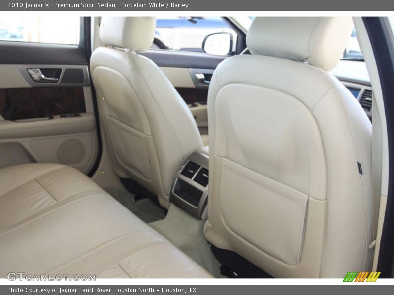 Porcelain White / Barley 2010 Jaguar XF Premium Sport Sedan