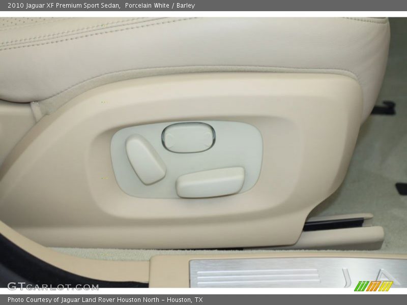 Porcelain White / Barley 2010 Jaguar XF Premium Sport Sedan