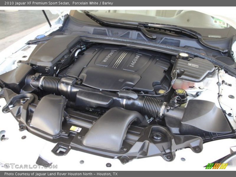 Porcelain White / Barley 2010 Jaguar XF Premium Sport Sedan