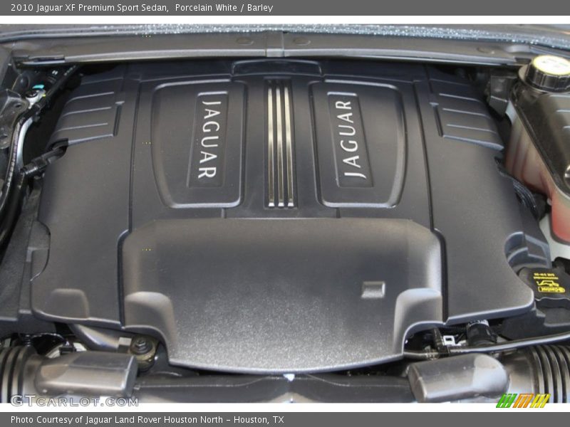 Porcelain White / Barley 2010 Jaguar XF Premium Sport Sedan
