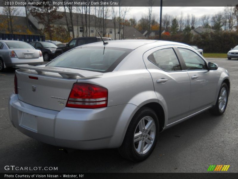 Bright Silver Metallic / Dark Slate Gray 2010 Dodge Avenger R/T
