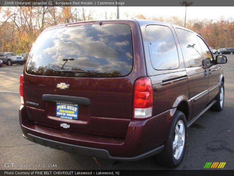 Bordeaux Red Metallic / Cashmere Beige 2008 Chevrolet Uplander LS