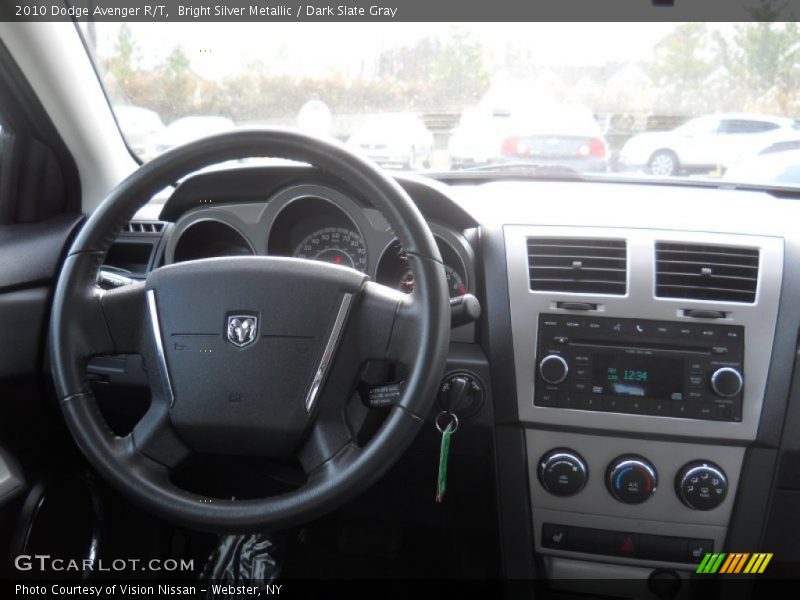 Bright Silver Metallic / Dark Slate Gray 2010 Dodge Avenger R/T