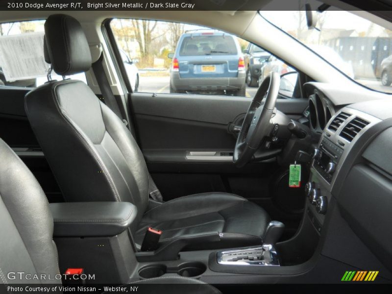 Bright Silver Metallic / Dark Slate Gray 2010 Dodge Avenger R/T