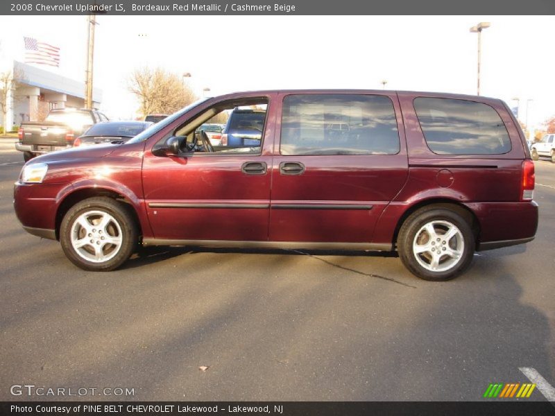 Bordeaux Red Metallic / Cashmere Beige 2008 Chevrolet Uplander LS