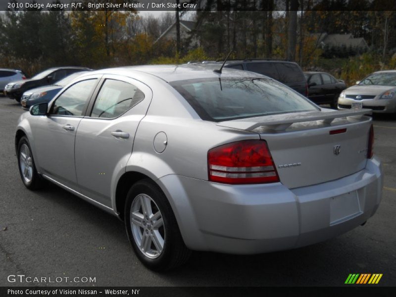 Bright Silver Metallic / Dark Slate Gray 2010 Dodge Avenger R/T