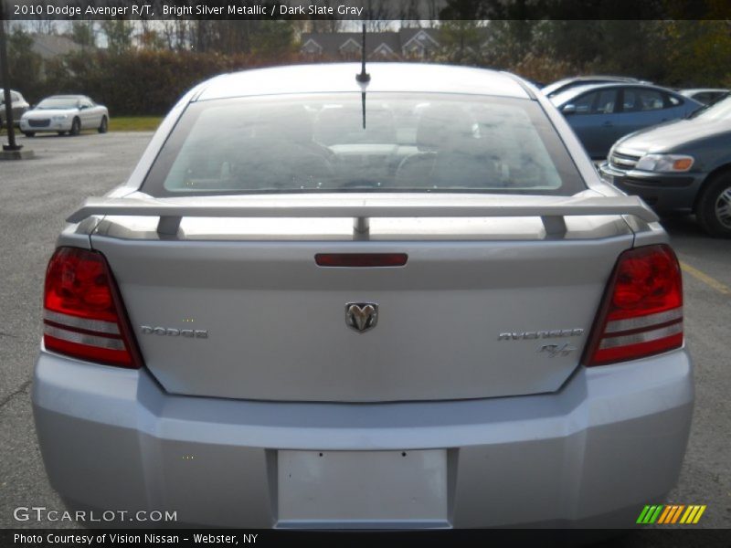 Bright Silver Metallic / Dark Slate Gray 2010 Dodge Avenger R/T