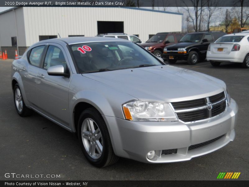 Bright Silver Metallic / Dark Slate Gray 2010 Dodge Avenger R/T