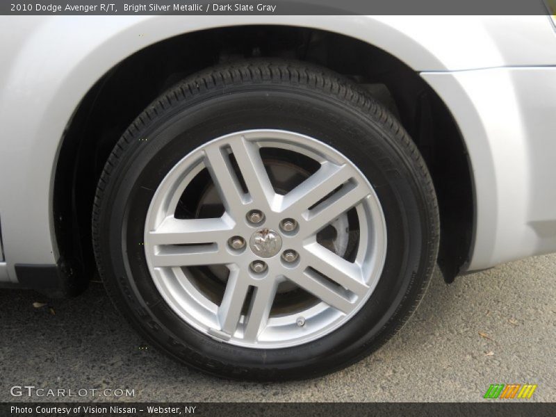 Bright Silver Metallic / Dark Slate Gray 2010 Dodge Avenger R/T