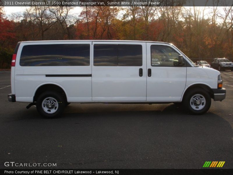 Summit White / Medium Pewter 2011 Chevrolet Express LT 3500 Extended Passenger Van