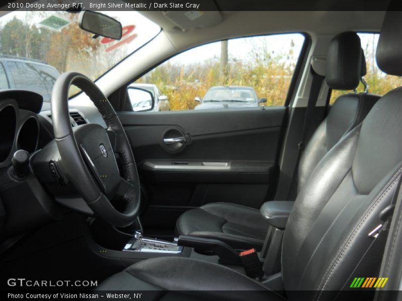 Bright Silver Metallic / Dark Slate Gray 2010 Dodge Avenger R/T