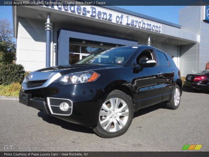 Crystal Black Pearl / Taupe 2010 Acura RDX SH-AWD Technology