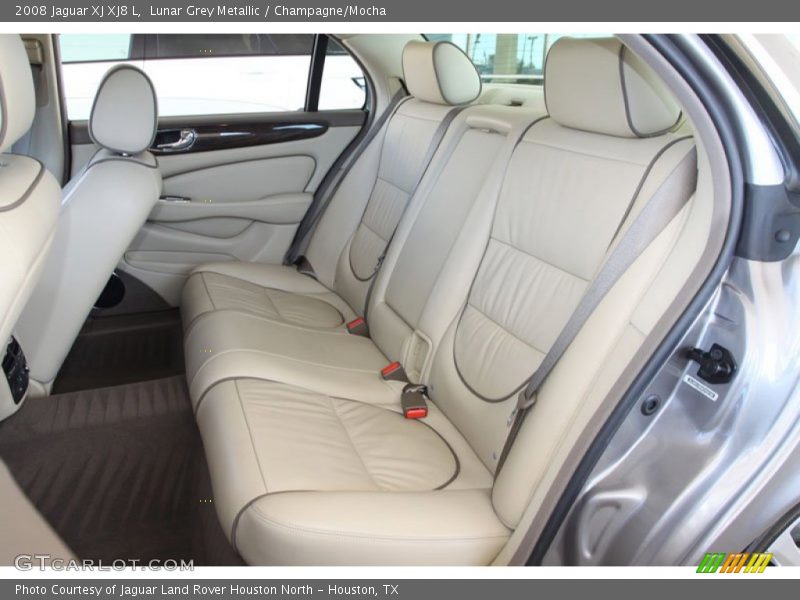 Lunar Grey Metallic / Champagne/Mocha 2008 Jaguar XJ XJ8 L