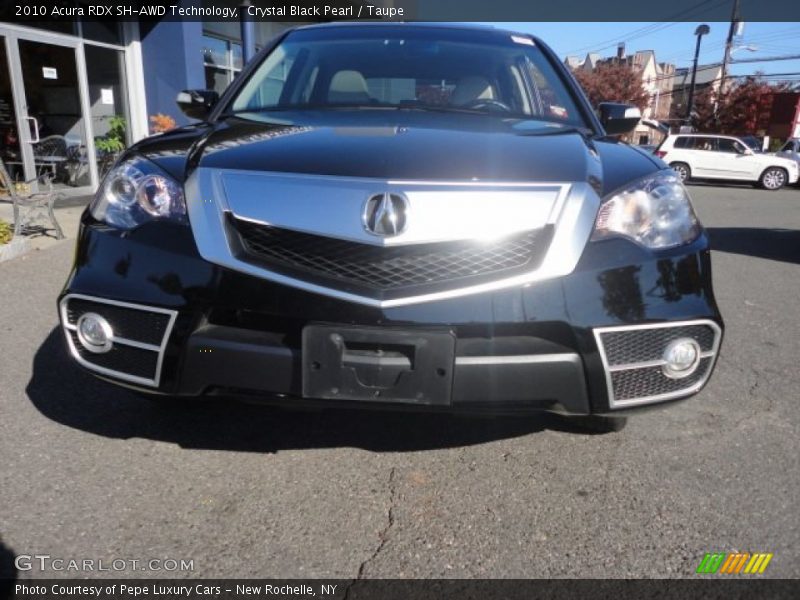 Crystal Black Pearl / Taupe 2010 Acura RDX SH-AWD Technology