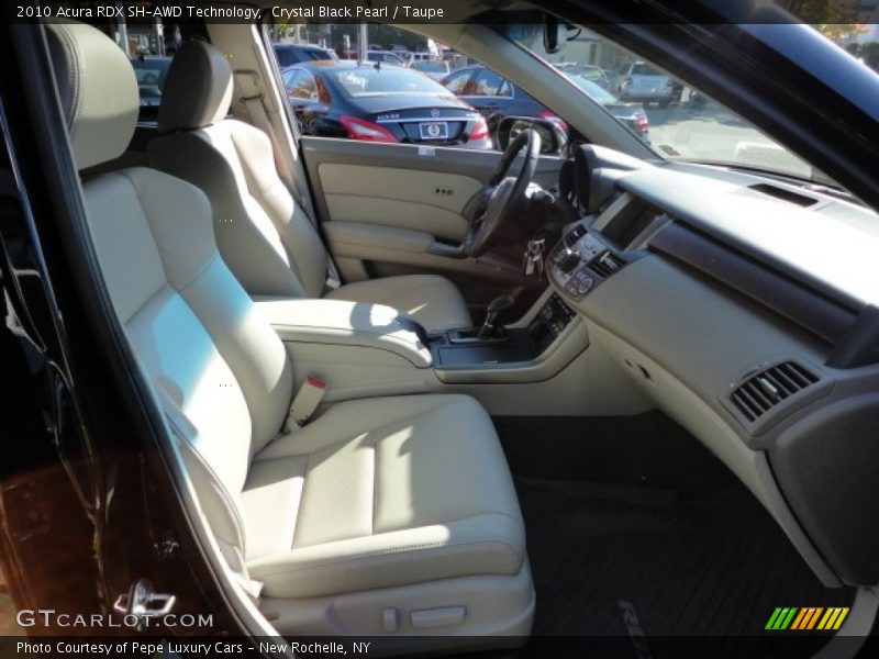 Crystal Black Pearl / Taupe 2010 Acura RDX SH-AWD Technology