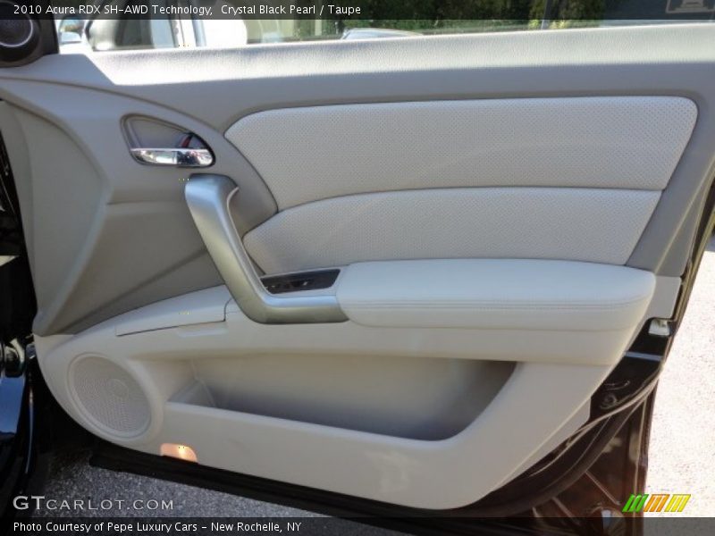 Crystal Black Pearl / Taupe 2010 Acura RDX SH-AWD Technology