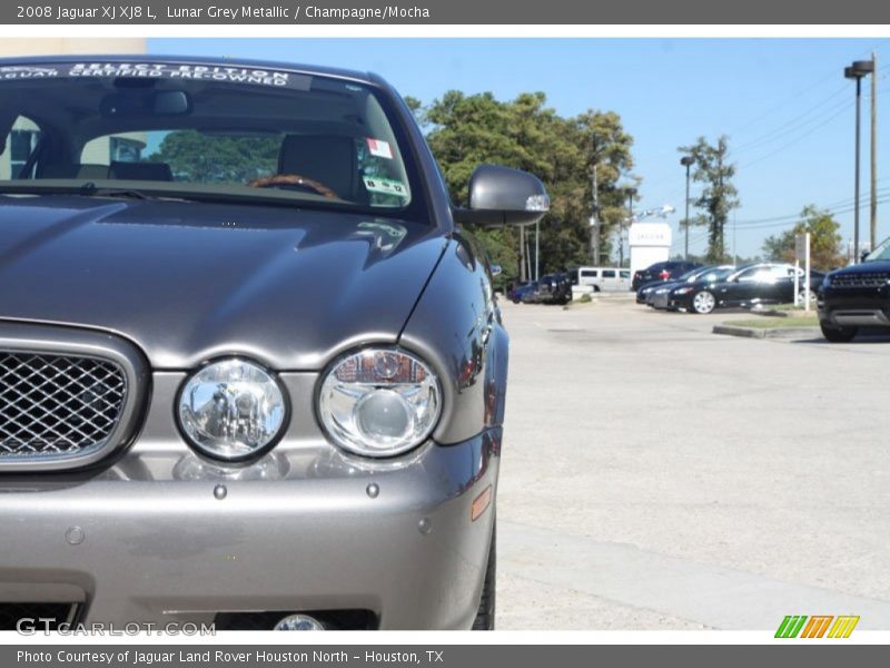 Lunar Grey Metallic / Champagne/Mocha 2008 Jaguar XJ XJ8 L