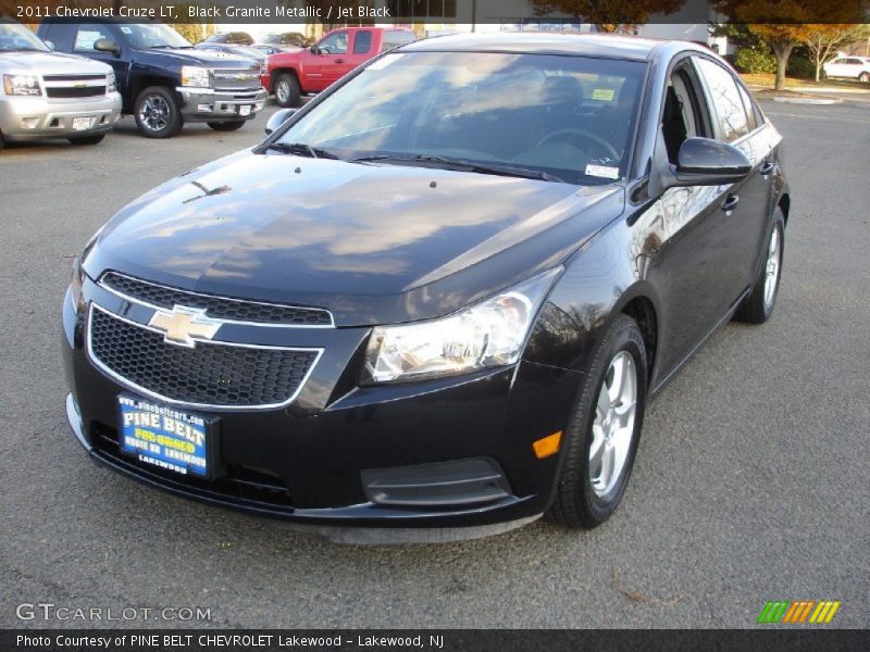 Black Granite Metallic / Jet Black 2011 Chevrolet Cruze LT