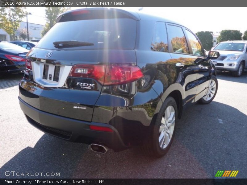Crystal Black Pearl / Taupe 2010 Acura RDX SH-AWD Technology