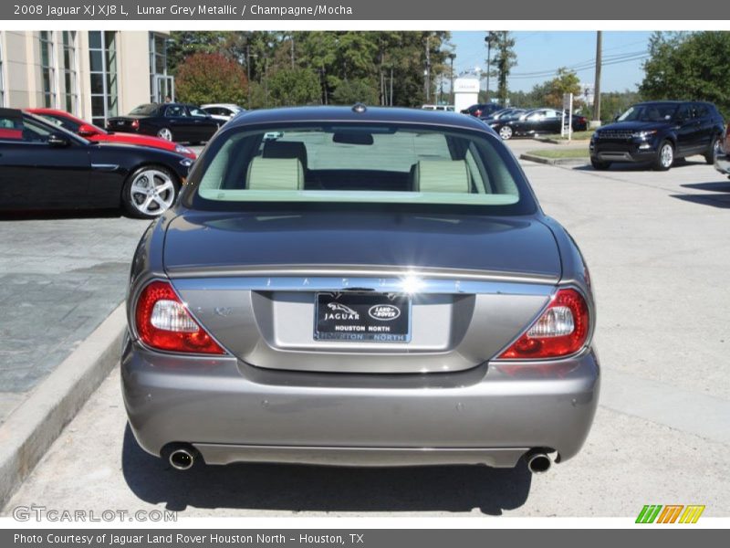 Lunar Grey Metallic / Champagne/Mocha 2008 Jaguar XJ XJ8 L