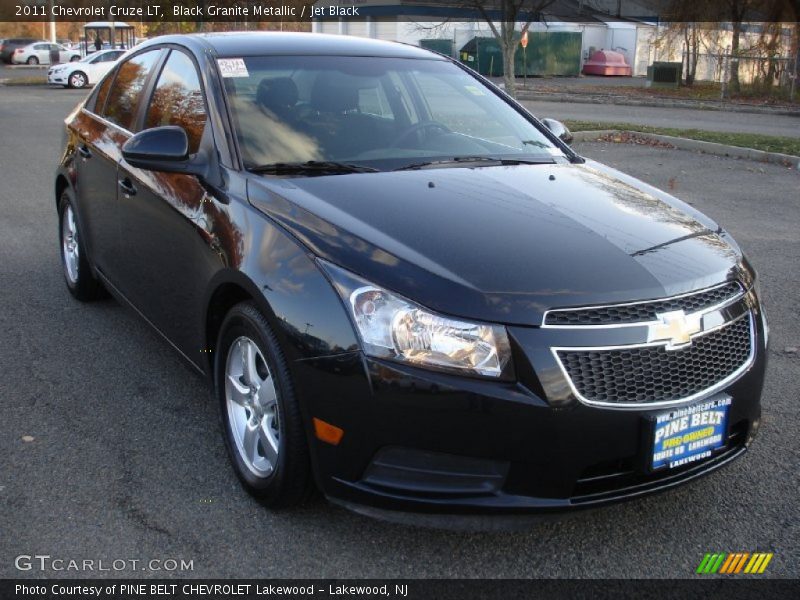 Black Granite Metallic / Jet Black 2011 Chevrolet Cruze LT