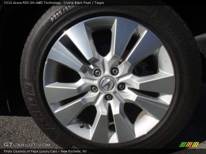 Crystal Black Pearl / Taupe 2010 Acura RDX SH-AWD Technology