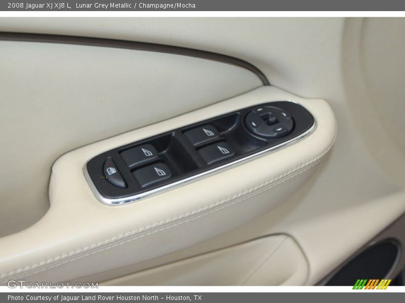 Lunar Grey Metallic / Champagne/Mocha 2008 Jaguar XJ XJ8 L