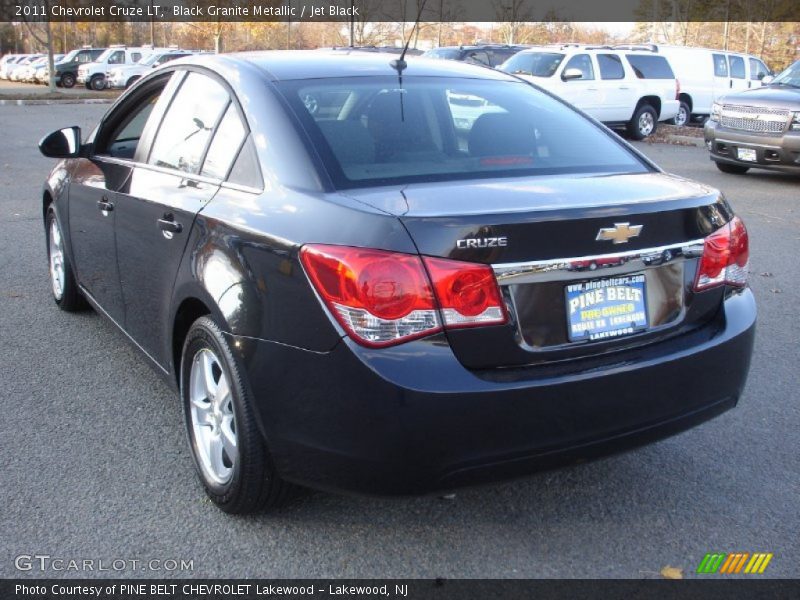 Black Granite Metallic / Jet Black 2011 Chevrolet Cruze LT