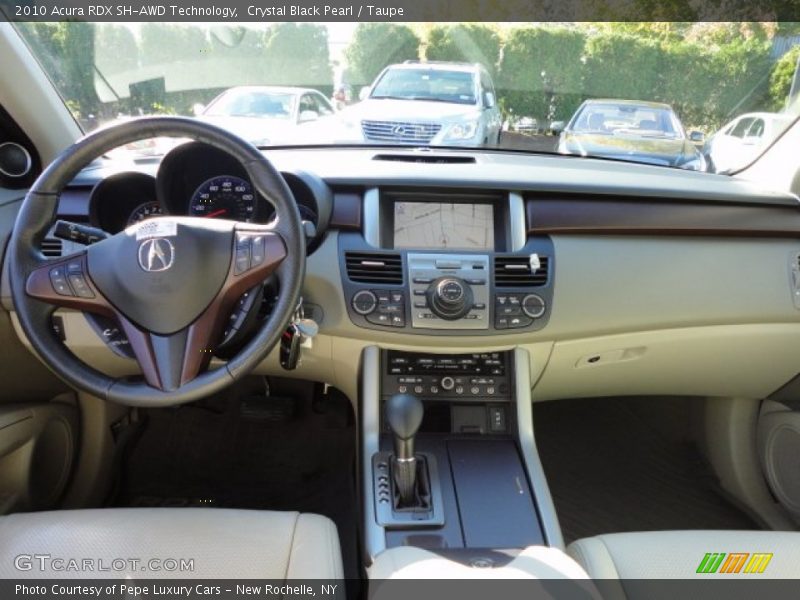 Crystal Black Pearl / Taupe 2010 Acura RDX SH-AWD Technology