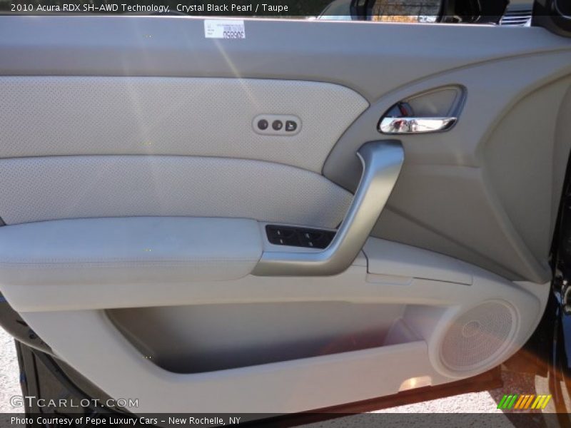 Crystal Black Pearl / Taupe 2010 Acura RDX SH-AWD Technology