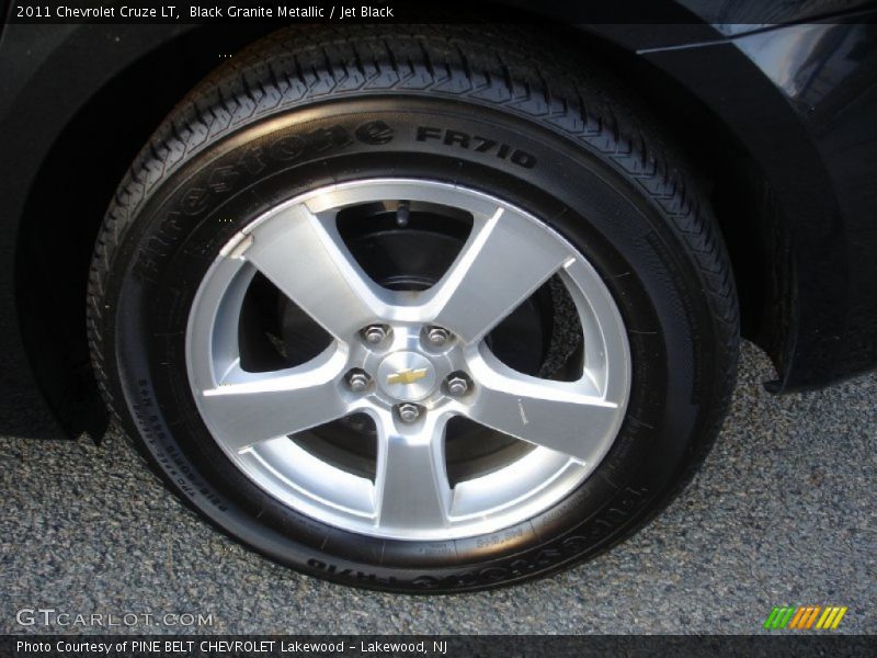 Black Granite Metallic / Jet Black 2011 Chevrolet Cruze LT
