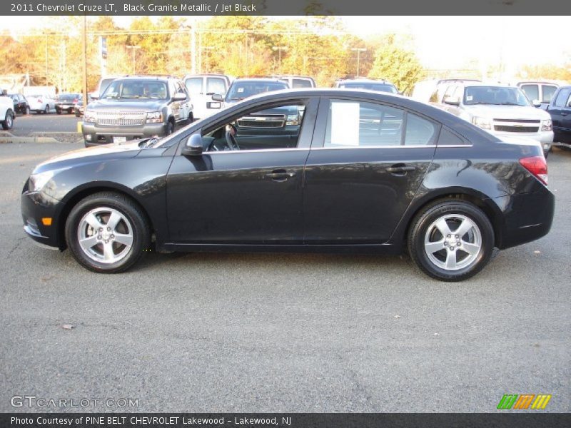 Black Granite Metallic / Jet Black 2011 Chevrolet Cruze LT