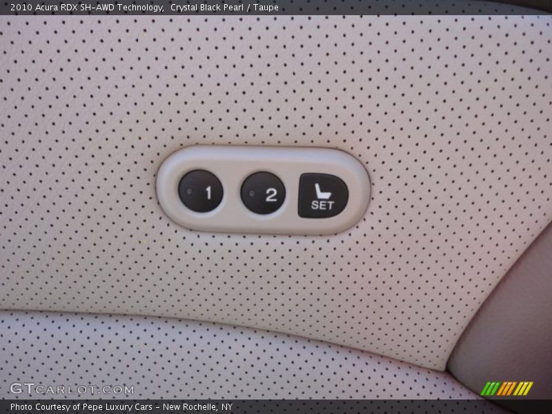 Crystal Black Pearl / Taupe 2010 Acura RDX SH-AWD Technology