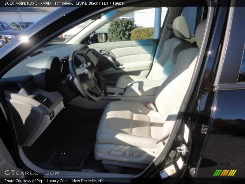 Crystal Black Pearl / Taupe 2010 Acura RDX SH-AWD Technology
