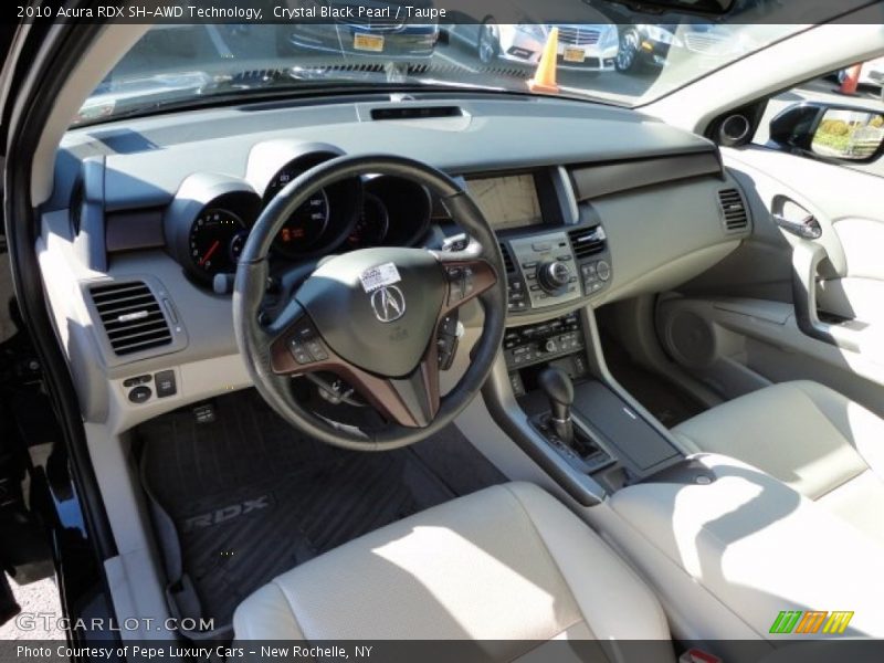 Crystal Black Pearl / Taupe 2010 Acura RDX SH-AWD Technology