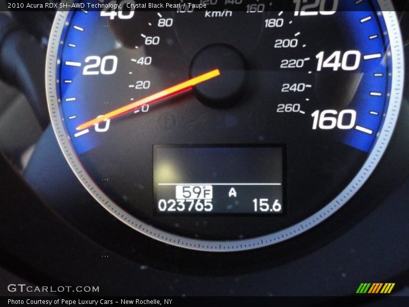 Crystal Black Pearl / Taupe 2010 Acura RDX SH-AWD Technology