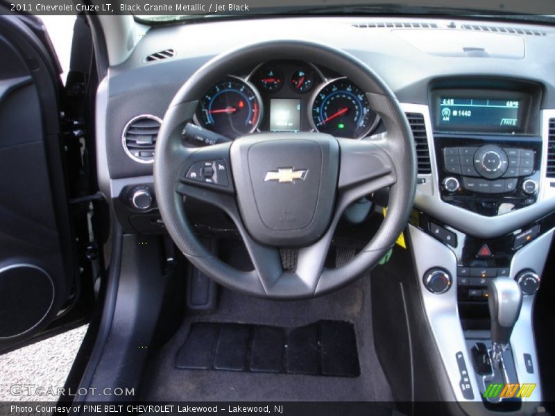 Black Granite Metallic / Jet Black 2011 Chevrolet Cruze LT
