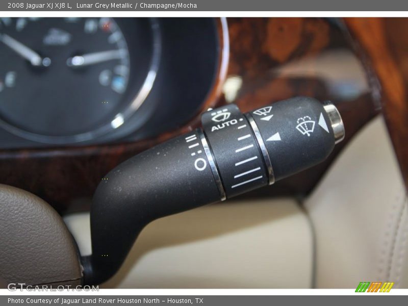 Lunar Grey Metallic / Champagne/Mocha 2008 Jaguar XJ XJ8 L