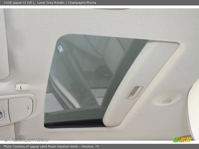 Lunar Grey Metallic / Champagne/Mocha 2008 Jaguar XJ XJ8 L