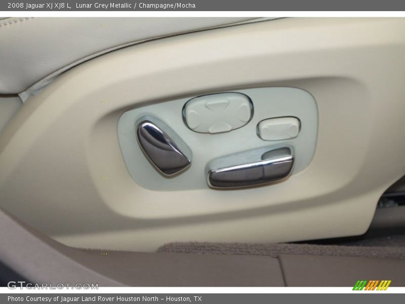 Lunar Grey Metallic / Champagne/Mocha 2008 Jaguar XJ XJ8 L