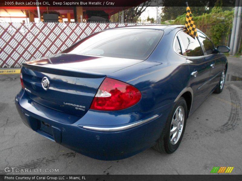 Deep Sapphire Blue Metallic / Gray 2005 Buick LaCrosse CXL