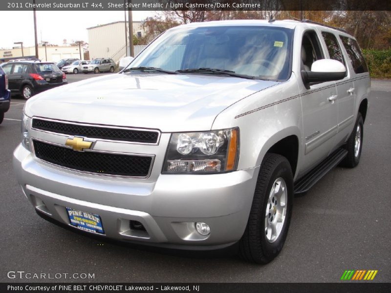 Sheer Silver Metallic / Light Cashmere/Dark Cashmere 2011 Chevrolet Suburban LT 4x4
