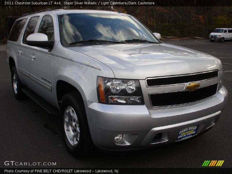 Sheer Silver Metallic / Light Cashmere/Dark Cashmere 2011 Chevrolet Suburban LT 4x4