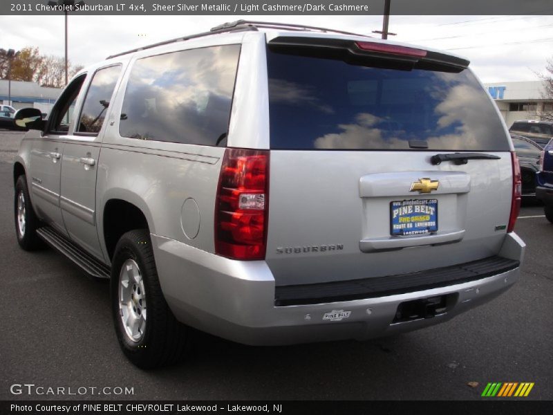 Sheer Silver Metallic / Light Cashmere/Dark Cashmere 2011 Chevrolet Suburban LT 4x4